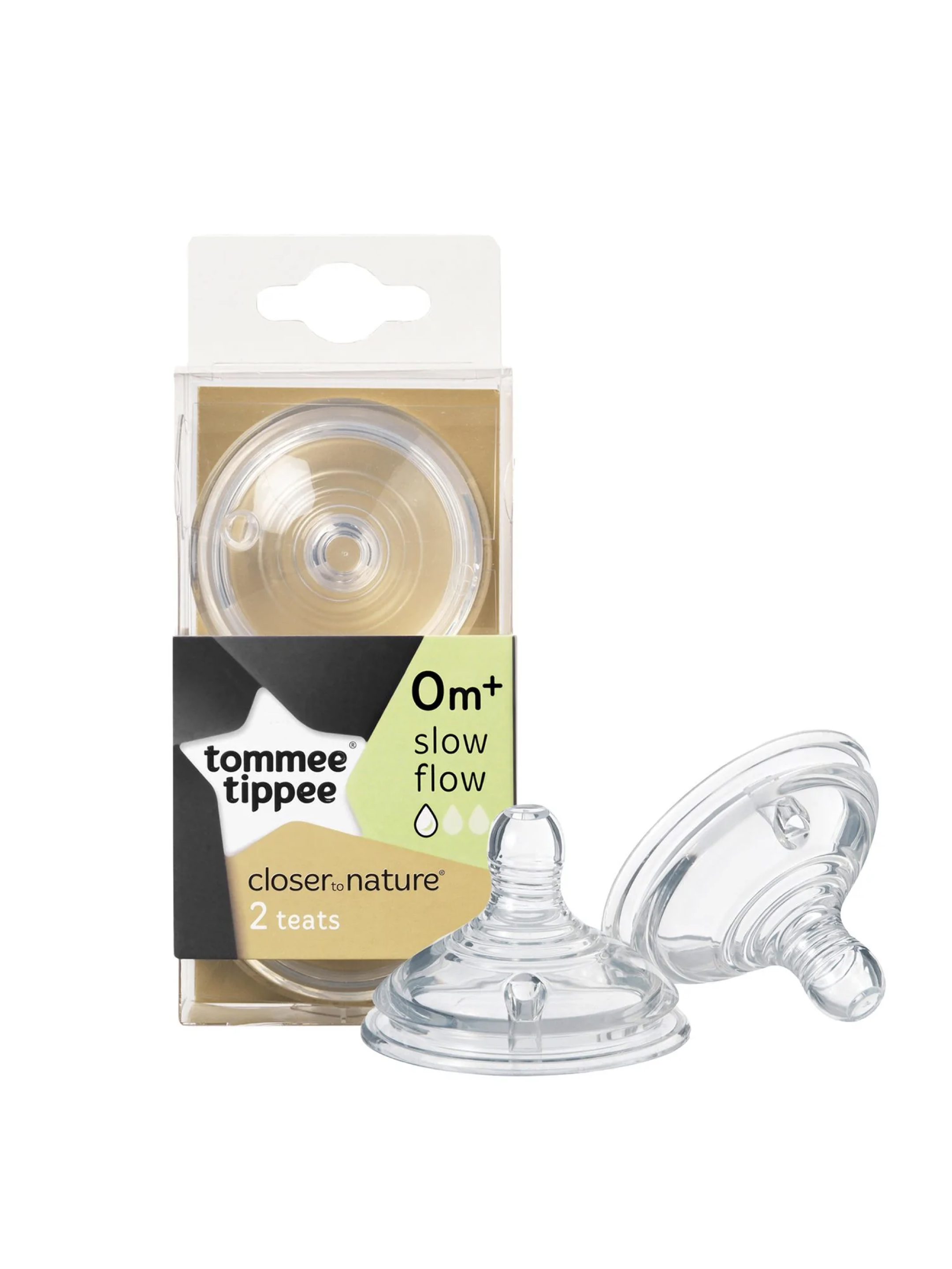 Buy Tommee Tippee Closer to Nature 2 x Slow Flow Teather Bottle